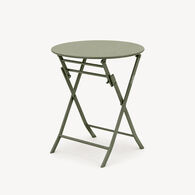 Mesa redonda plegable 2 plazas GREENSBORO verde