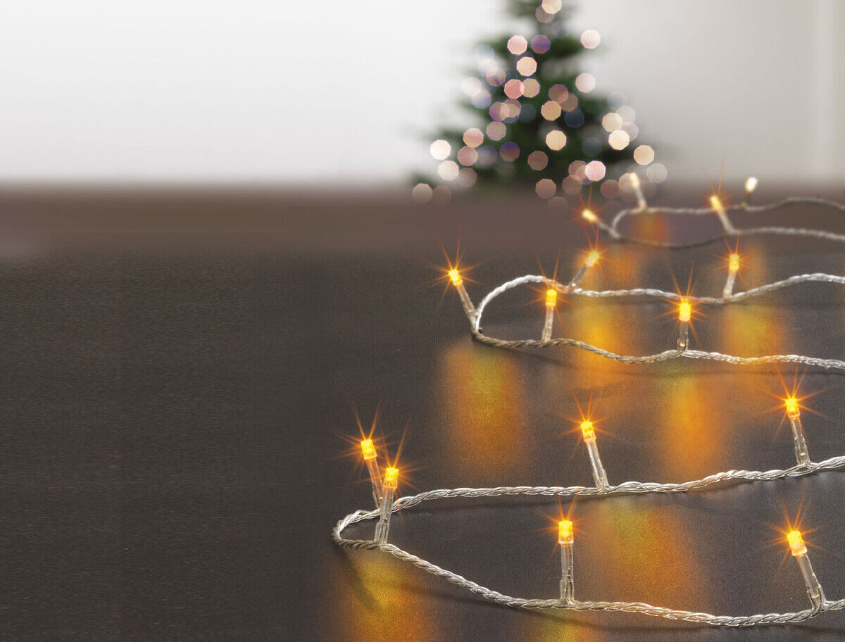 Série luminosa de natal branco quente 1000 leds 25m, , large