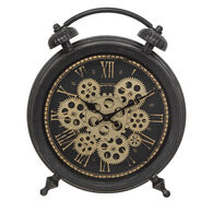 Reloj de mesa negro MECA
