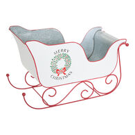 Trineo decorativo Merry Christmas 50x23x31cm