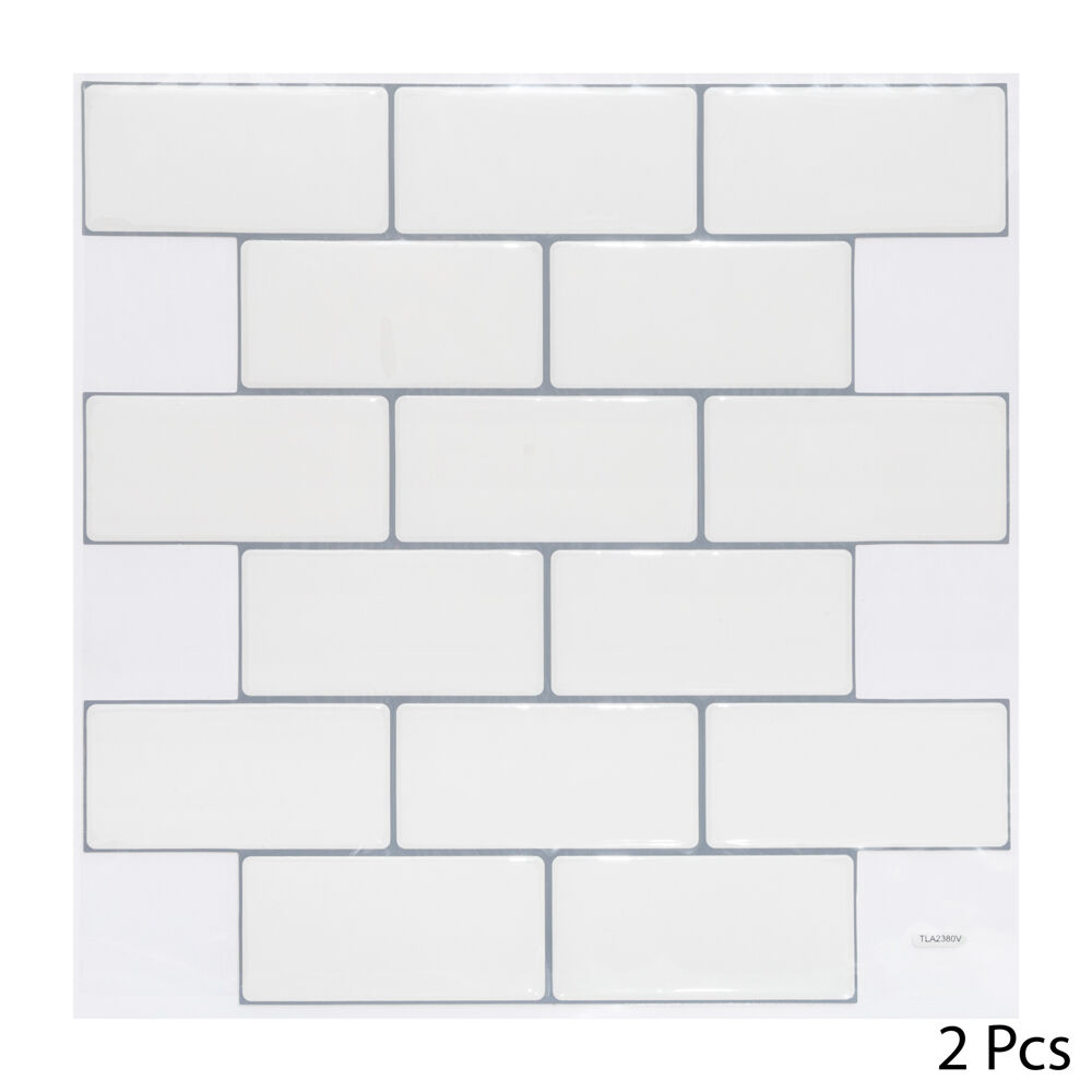 Sticker Decorativo Azulejo Mural Branco, , large