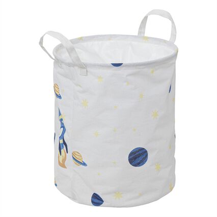 Cesto de arrumação astronauta com asas 50cm, , large
