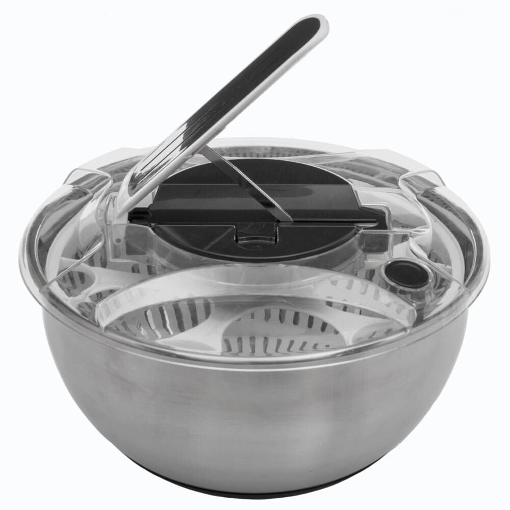 Escorredor de salada em inox 3,5l, , large