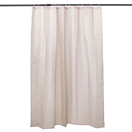 Cortina de banho cor linho 180x200cm, , large