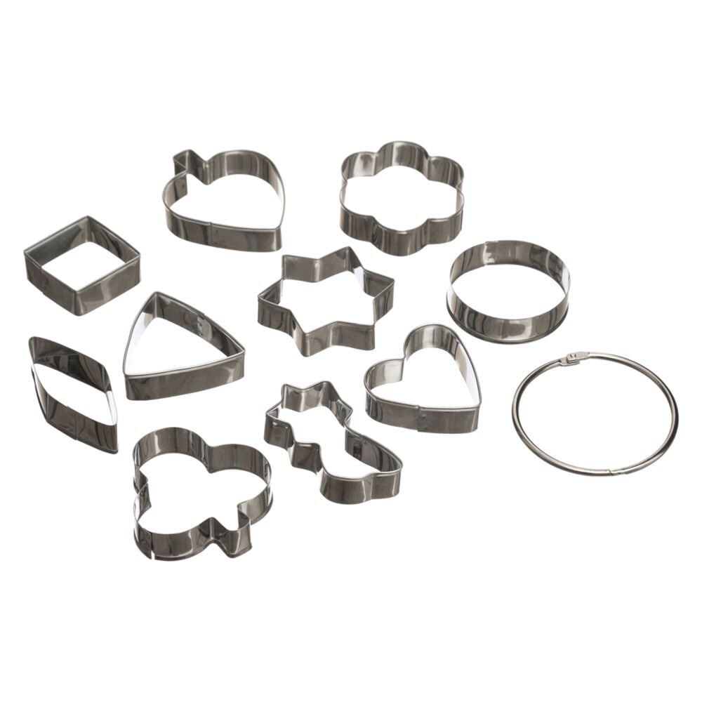 Conjunto de 10 cortadores para bolachas, , large