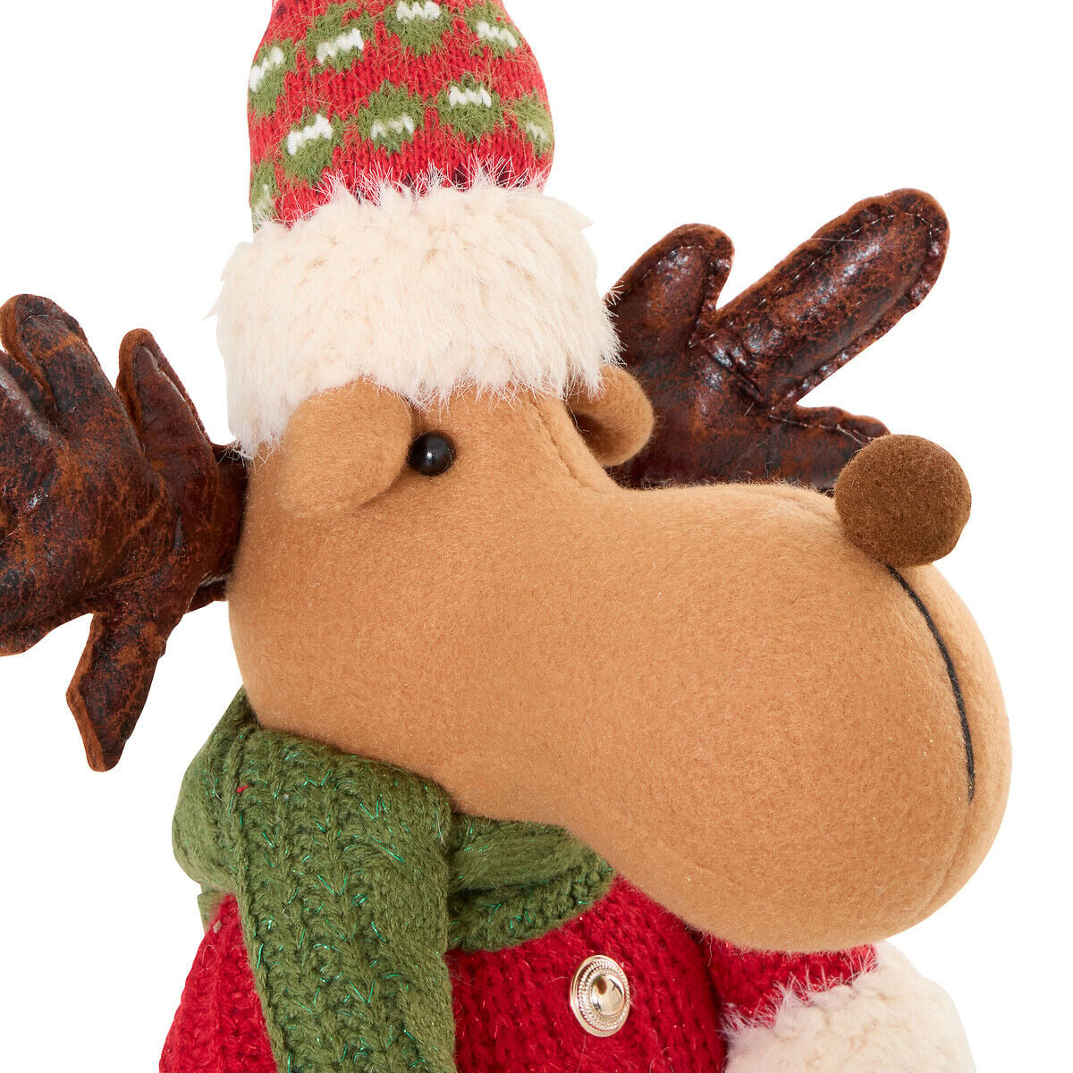 Figura Rena com placa ho ho ho 64cm, , large