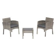 Conjunto De Jardim Relax Em Rattan Sint&eacute;tico