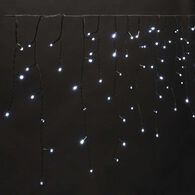 Cortina Luminosa De Natal Branco Frio 180 LEDs