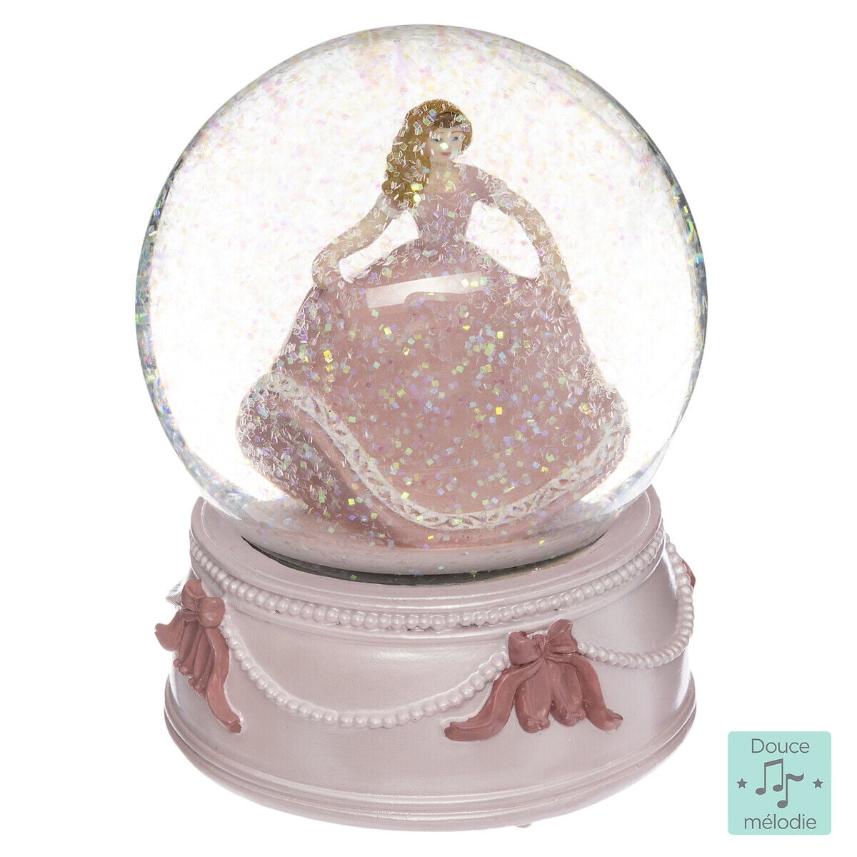 Globo de neve princesa musical, , large