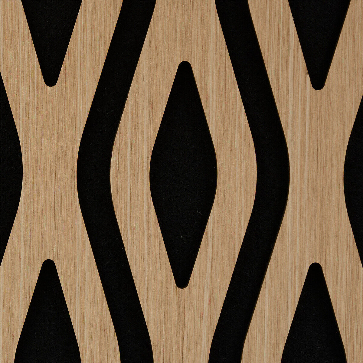 Painel decorativo waves CLINT natural em mdf 61x61cm, , large