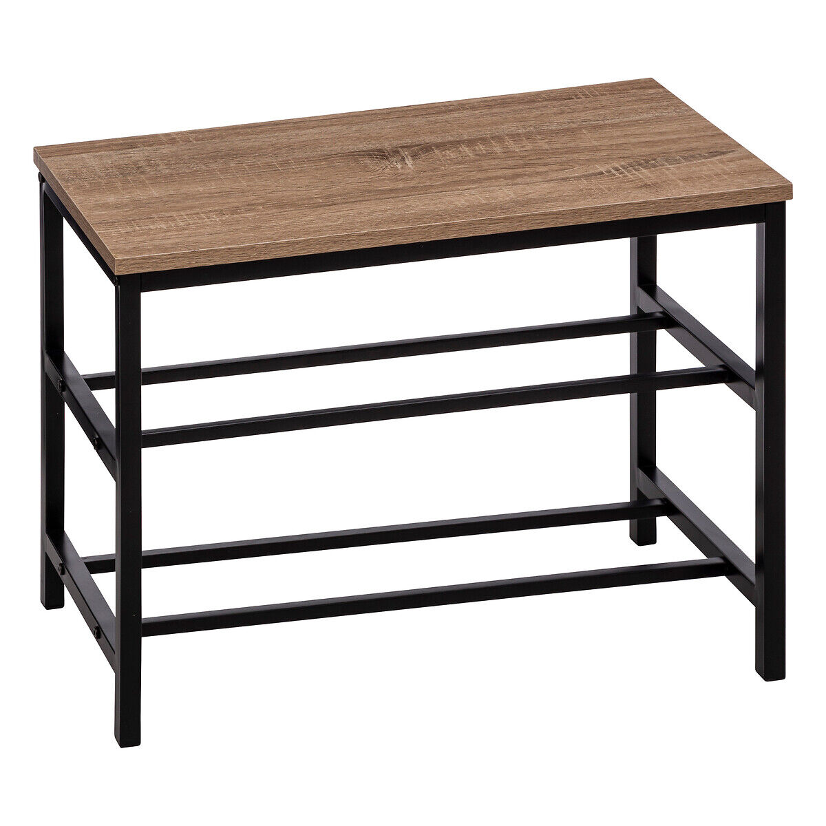Shoe rack ALIAJ with tiers and shelf, , large