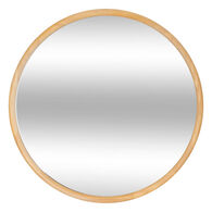 Espejo de Pared Kim Beige De Madera 55cm