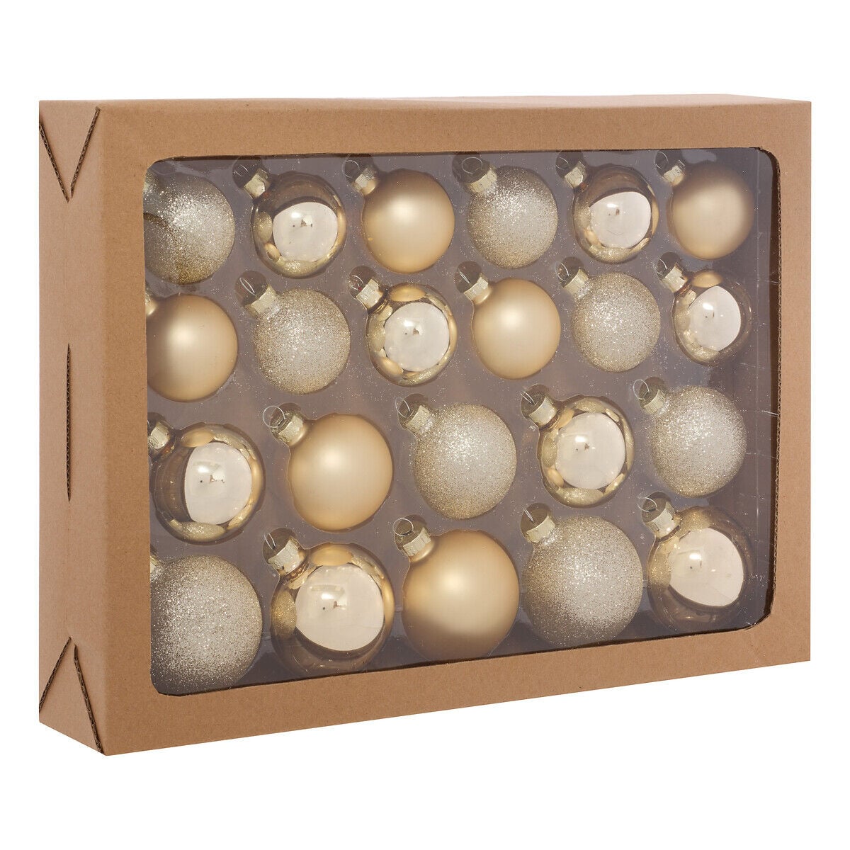 Conjunto de 22 bolas de Natal em vidro , , large