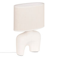 L&aacute;mpara de mesa GABY blanca