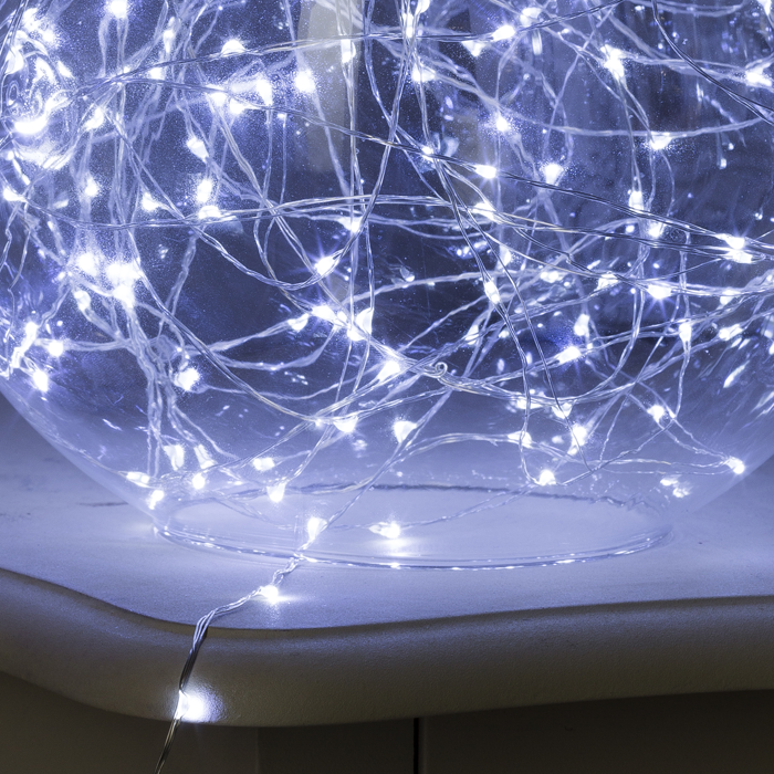Série luminosa de natal branco frio fixo 20 leds 2m, , large