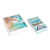 Set de 2 cajas decorativas 33x25x5cm