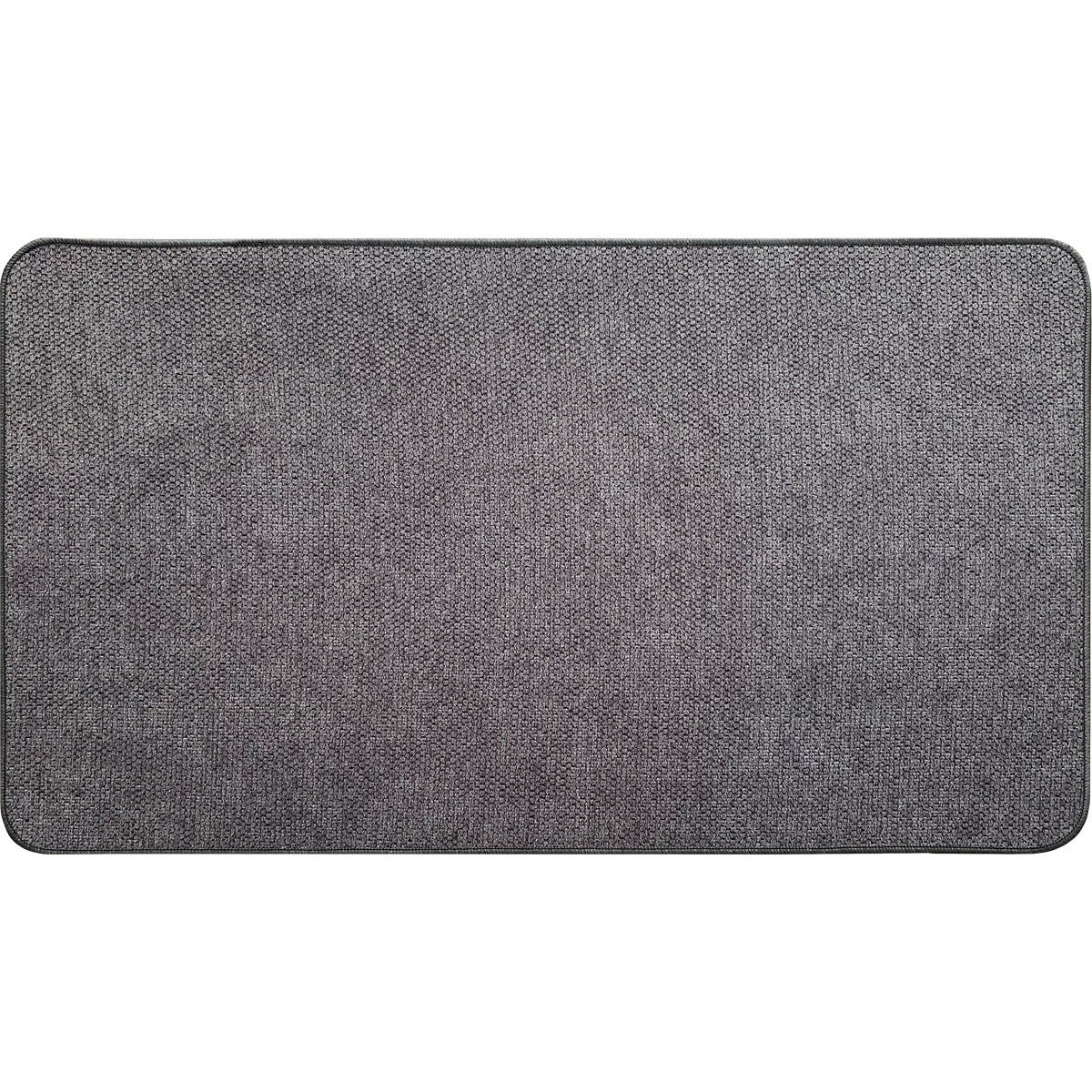 Tapete de entrada HEXAGONE cinza escuro 45x80cm, , large