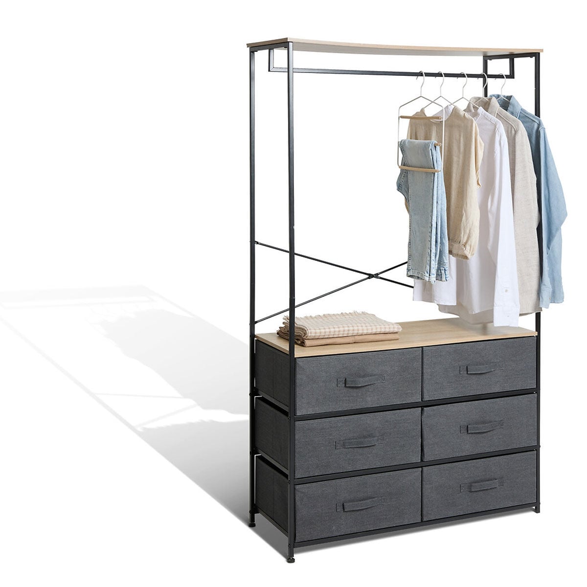 Armário TISSA com 6 gavetas 167cm, , large