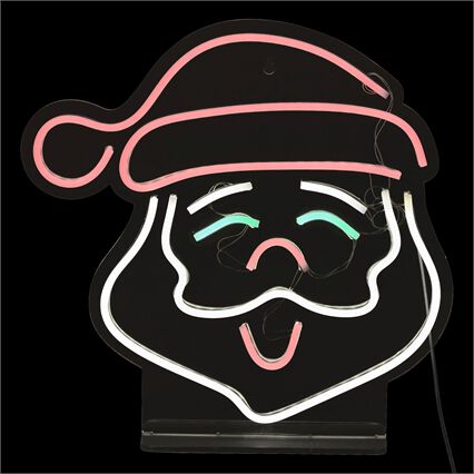 Pai natal neon decorativo 35cm, , large