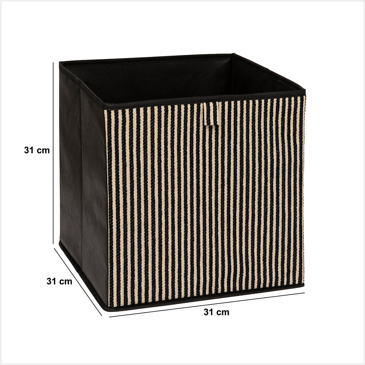 Storage box COTTY black, , large