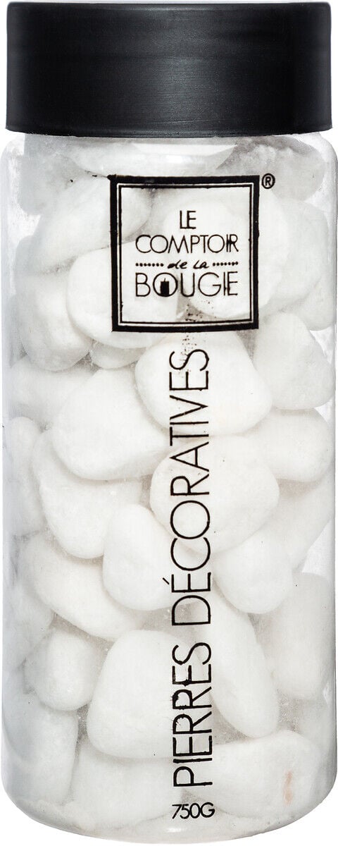 Pedras decorativas brancas médias 750gr, , large
