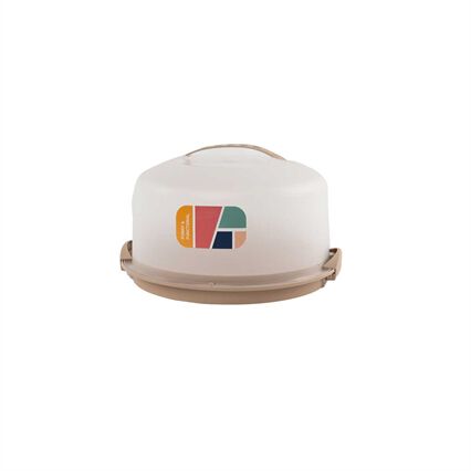 Boleira redonda bege 34,5cm, , large