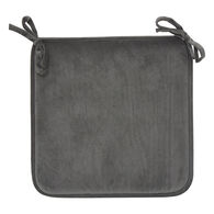 Cojín para silla LILOU gris oscuro