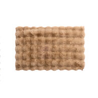 Alfombra wc marr&oacute;n 50x80cm