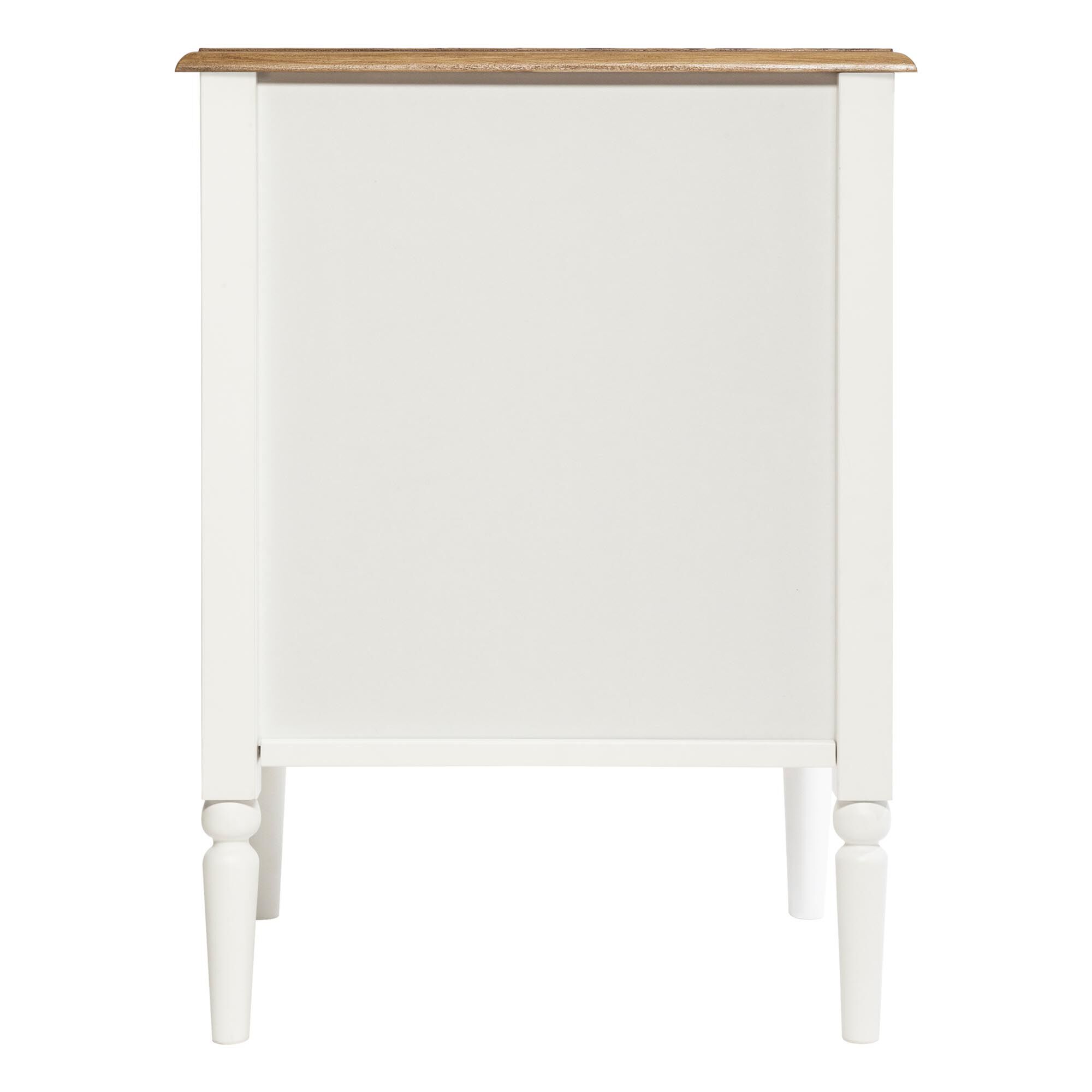 Mesa de cabeceira SOLEN branca em mdf, , large