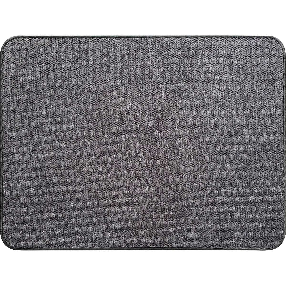 Tapete de entrada HEXAGONE cinza escuro 45x60cm, , large
