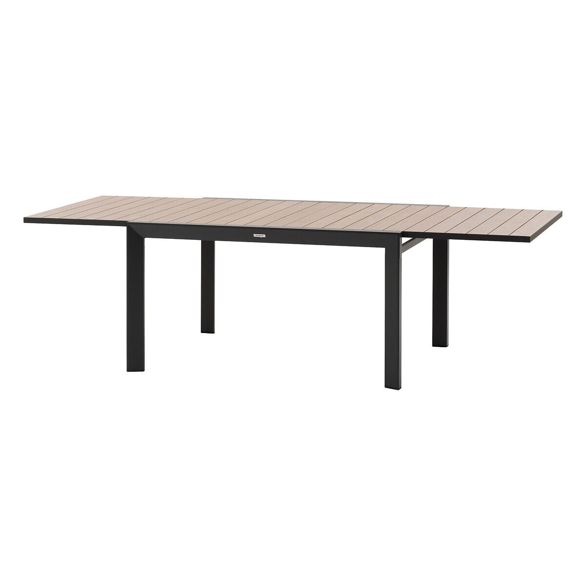 Mesa extensível deslizante para 10 pessoas EVASION castanho em alumínio, , large