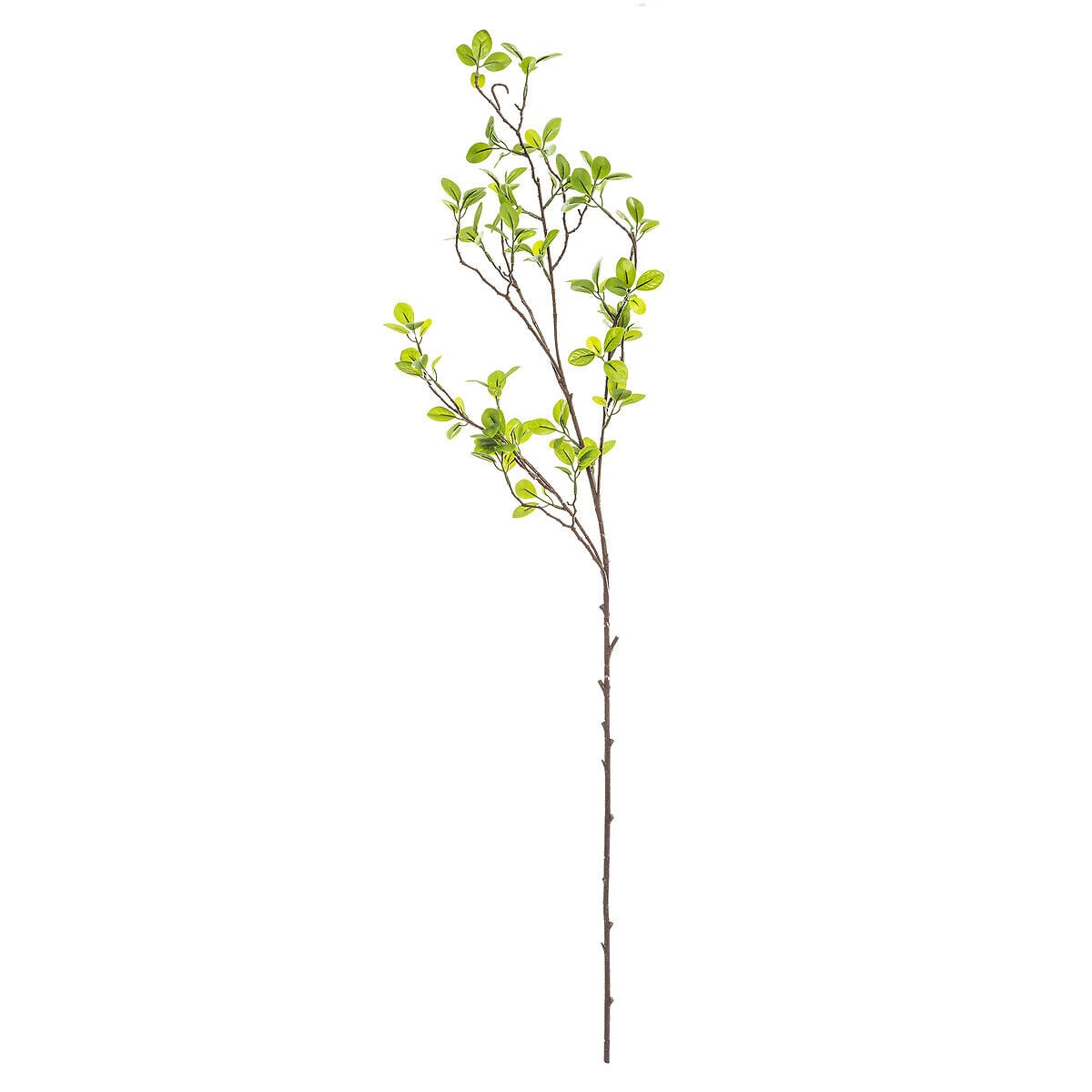 Haste verde de folha pequena artificial 104cm, , large
