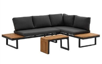 Conjunto de jardim RELAX ângulo cinza escuro, , large
