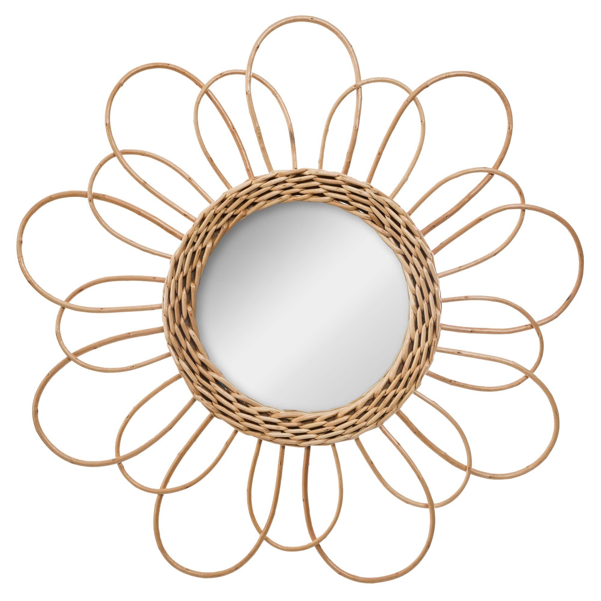 Espelho decorativo flor em mdf, , large