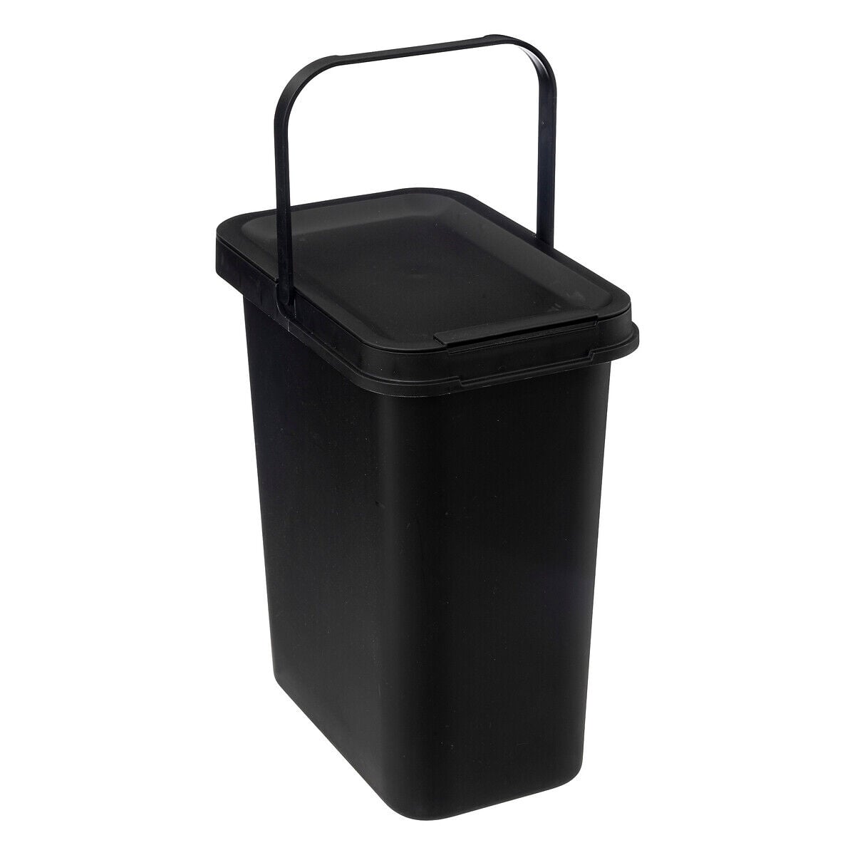 Balde Do Lixo Preto Com Pega 12L, , large