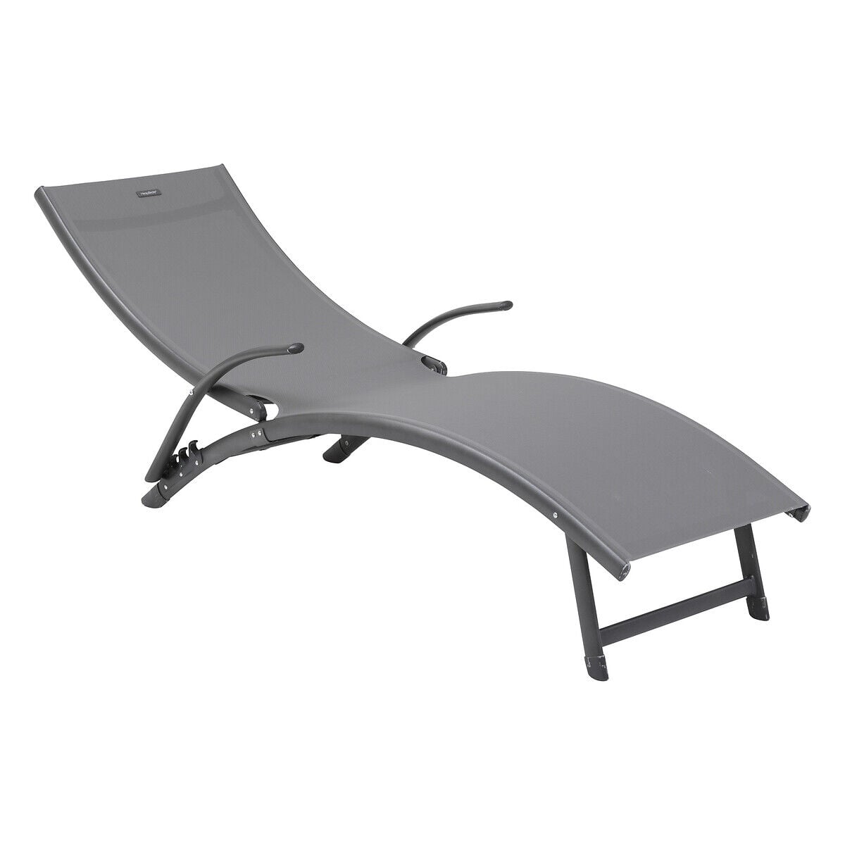 Espreguiçadeira SAMBA cinza antracite e graphite, , large
