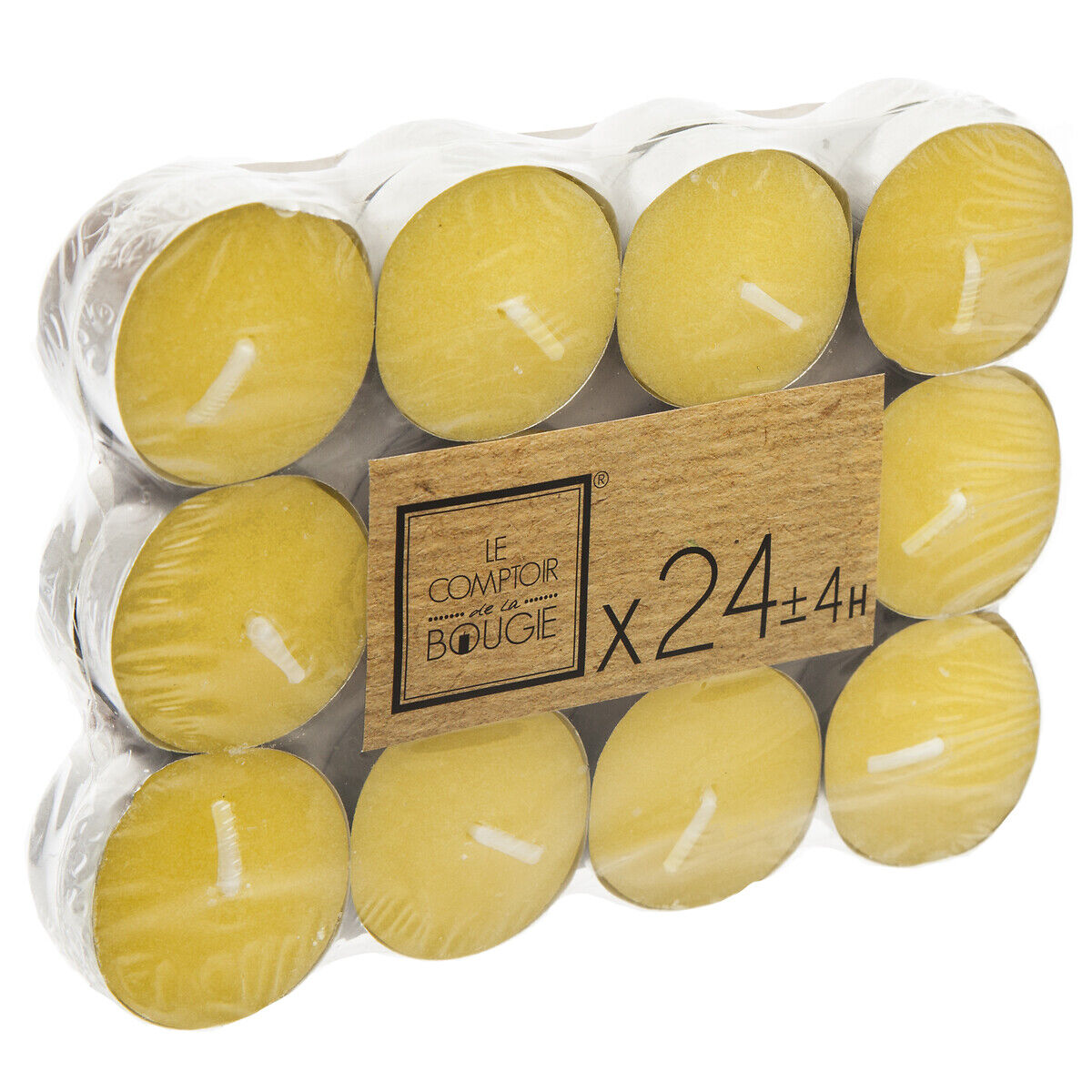 Pack 24 velas tealight citronela, , large