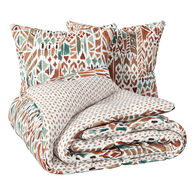 Juego funda n&oacute;rdica estampada IKAT 240x220cm