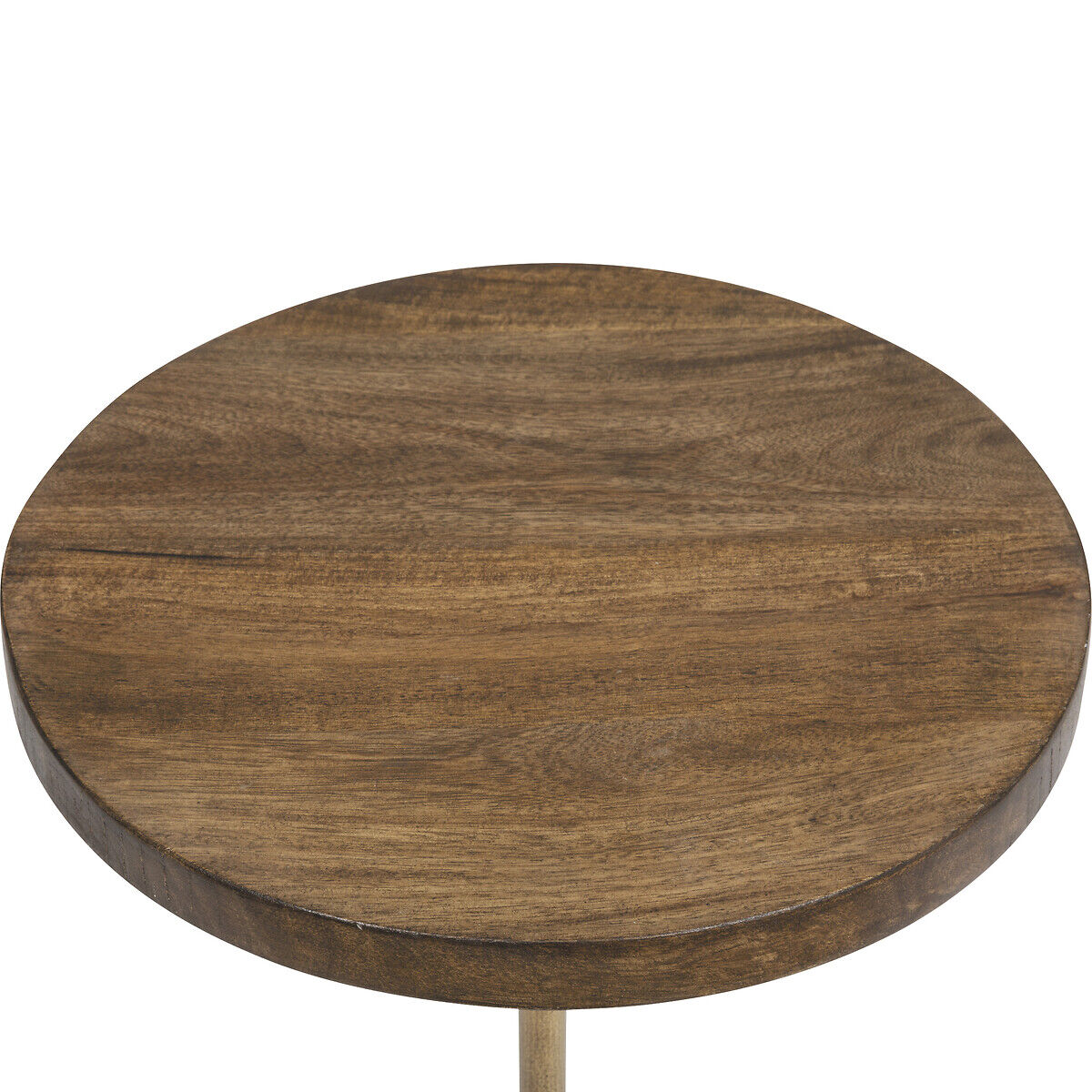 Mesa de apoio em madeira e base em mármore DOLCE RIVIERA 70cm, , large
