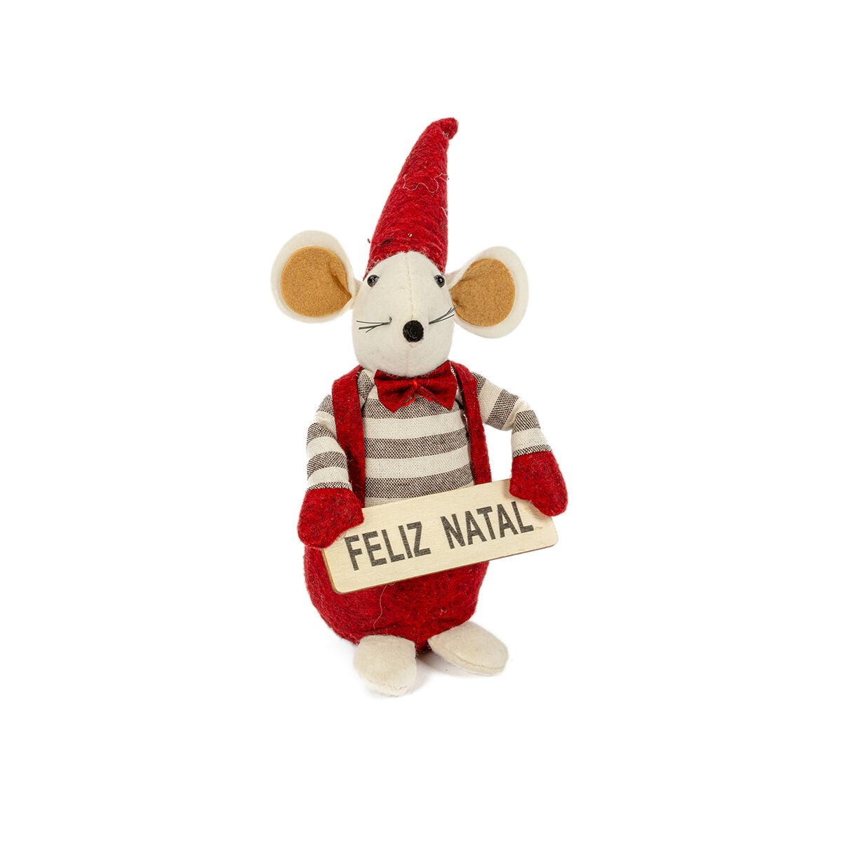 Ratinho cinza e vermelho com RISCAS 24cm, , large