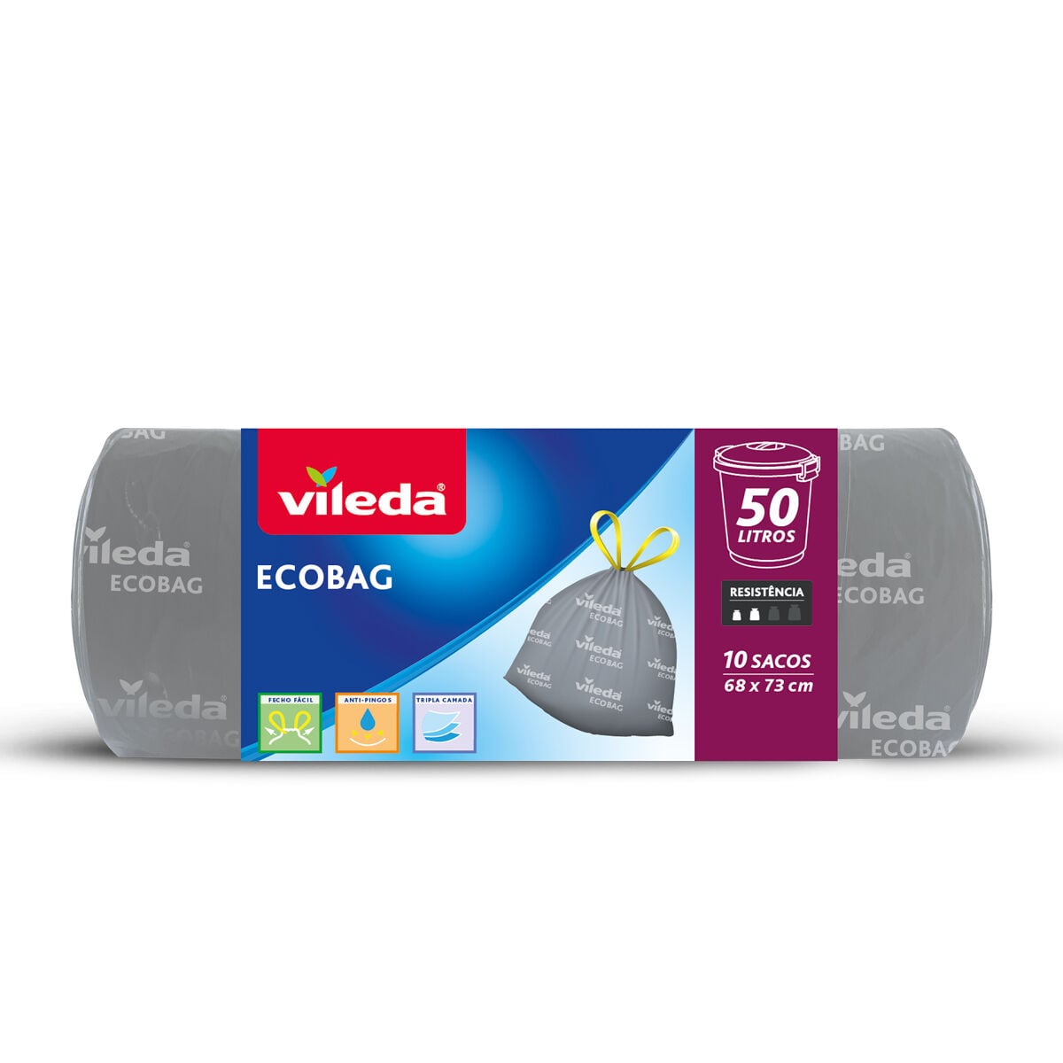 Saco de lixo ecológico 50l VILEDA, , large