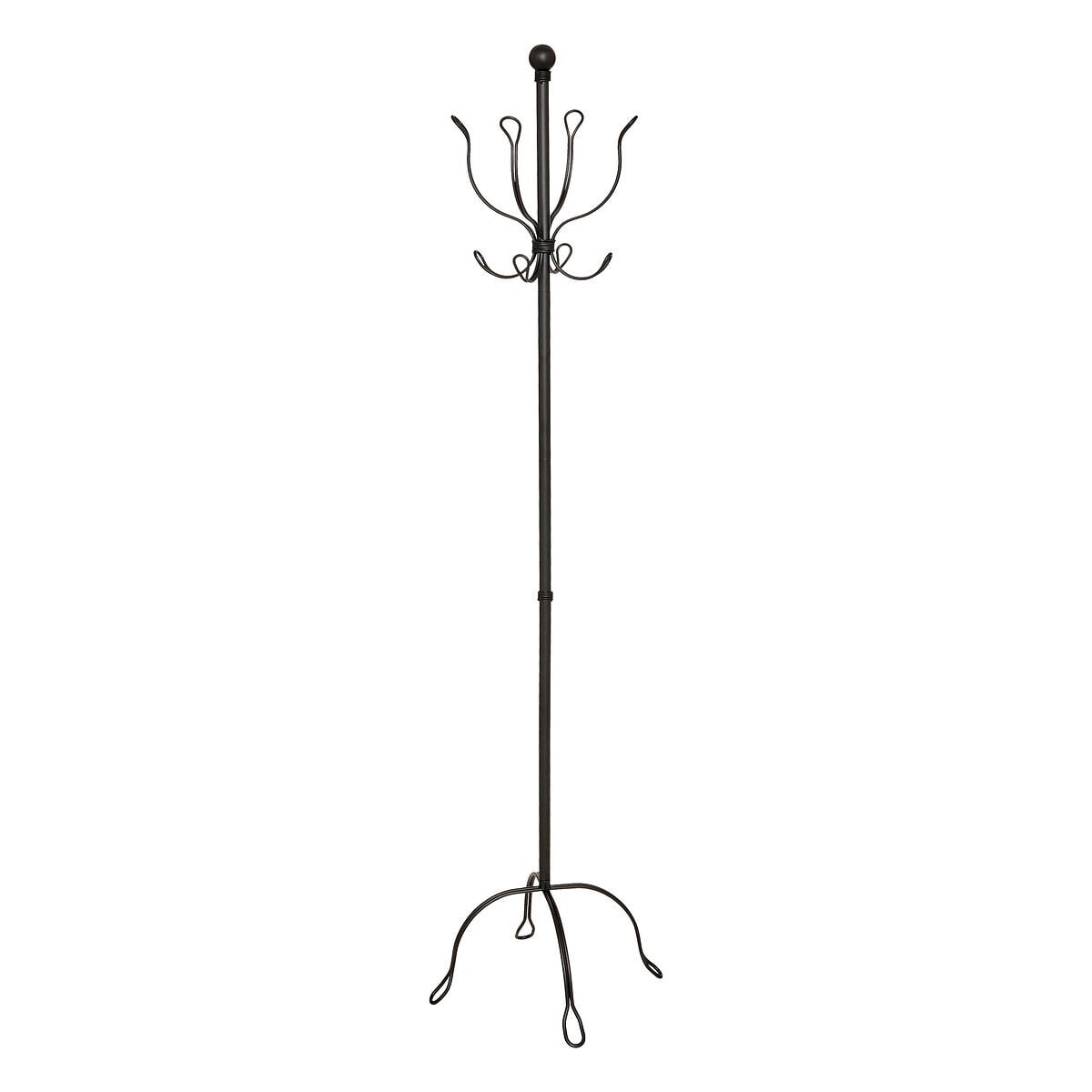 Cabide REMO preto em metal 170cm, , large