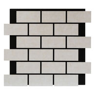 Panel decorativo efecto ladrillo CLINT beige 61x69