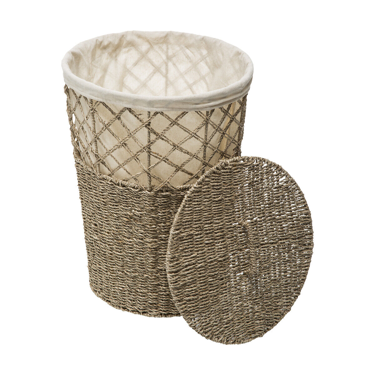 Cesto wc bege PALHINHA 41l, , large