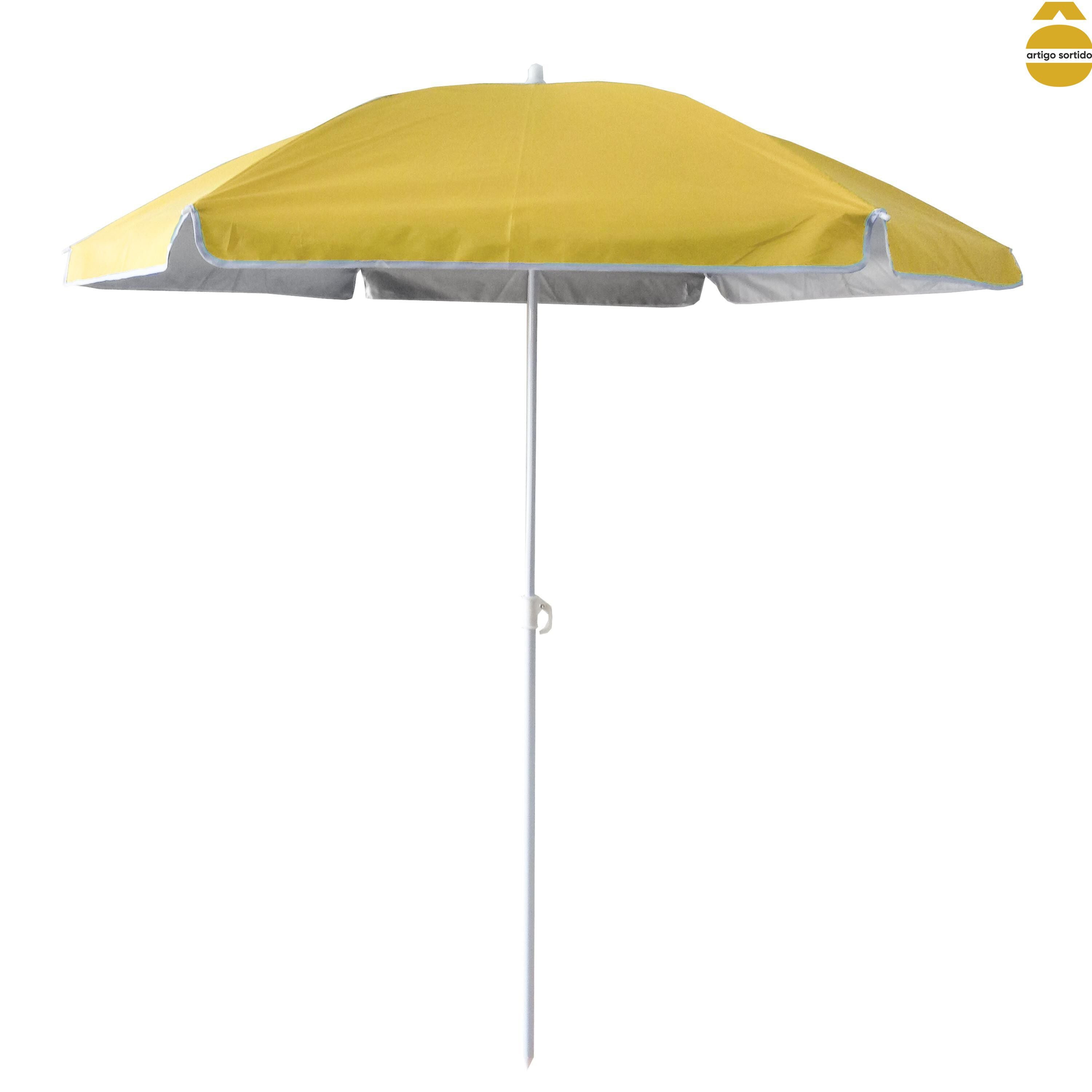 Guarda-sol de praia 100% uv 140cm, , large
