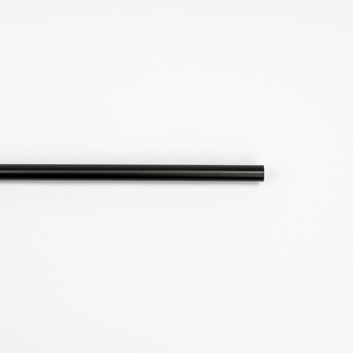 Tubo de ferro forjado preto mate 1,80m, , large