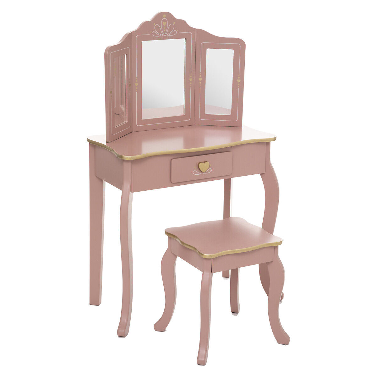 Tocador Kids C/Taburete 59.5x29x98.5Cm, , large