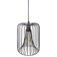Candeeiro De Teto Egio Em Metal Preto