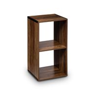 Estanter&iacute;a marr&oacute;n oscuro con 2 cubos MIXMODUL