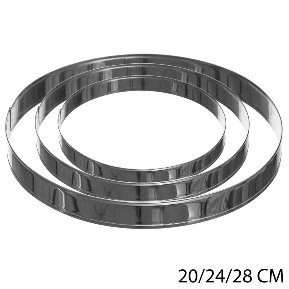 Conjunto de 3 formas circulares em inox, , large